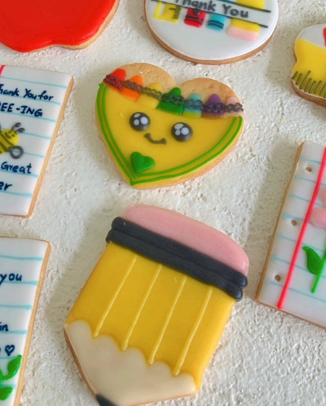 Teachers Day Decorated Cookie Set -2