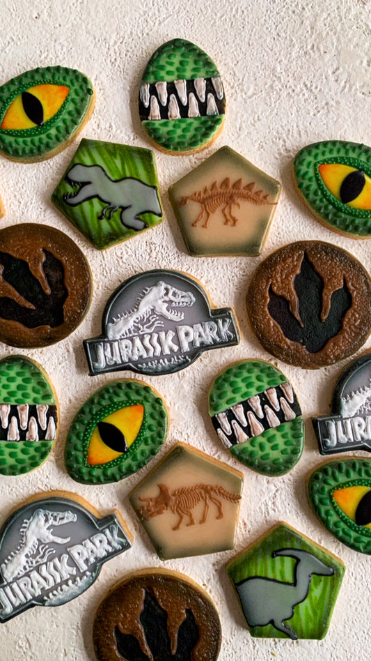 Jurassic Park Themed Cookies