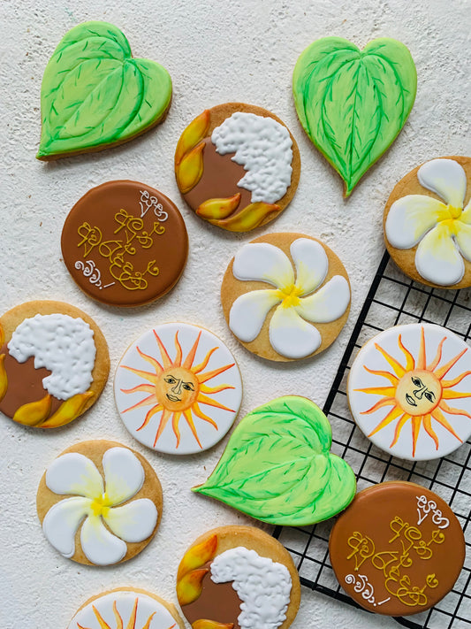 Sinhala & Tamil New year Cookie Set : 02