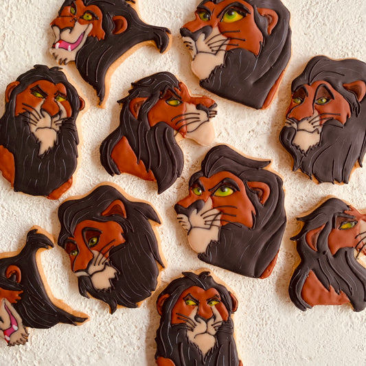 Lion King Scar Themed Cookies