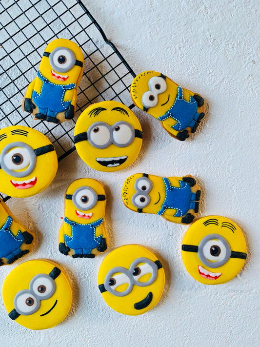 Minions Theme Cookies