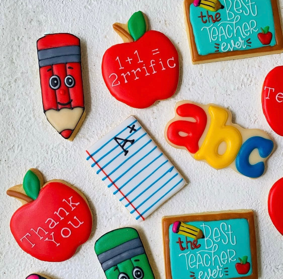 Teacher's Day Decorated Cookie Set - 3