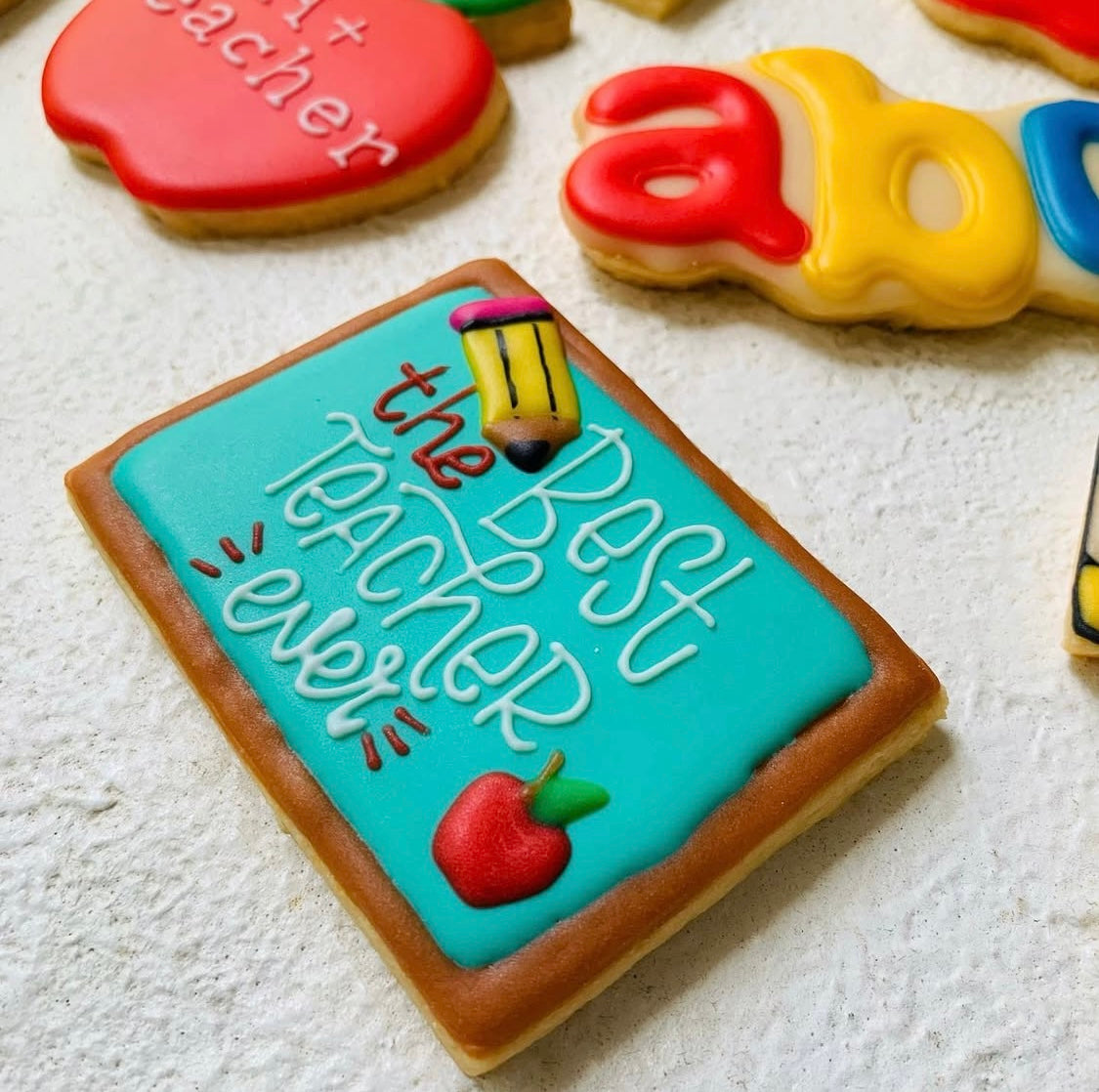 Teacher's Day Decorated Cookie Set - 3