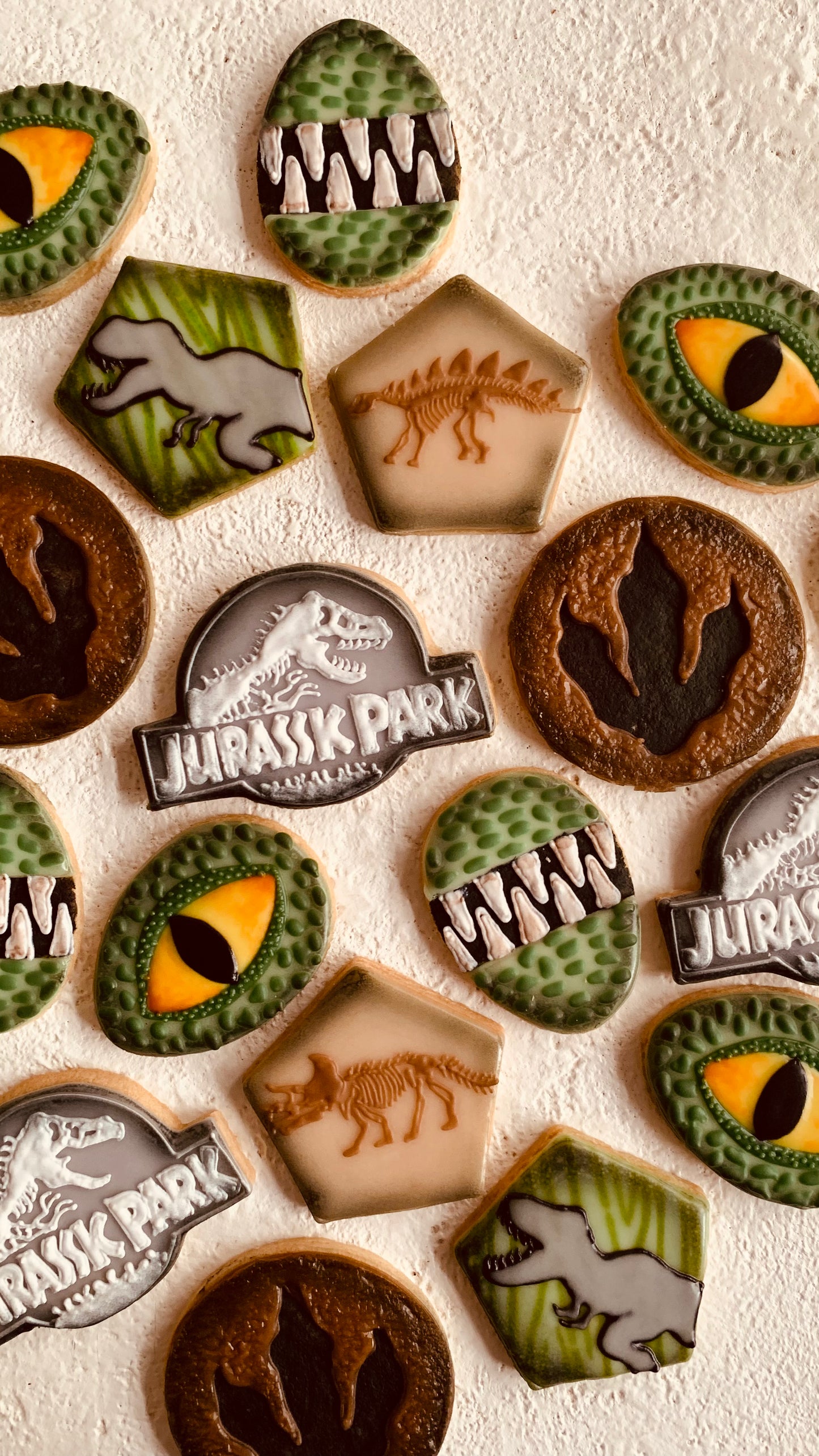 Jurassic Park Themed Cookies