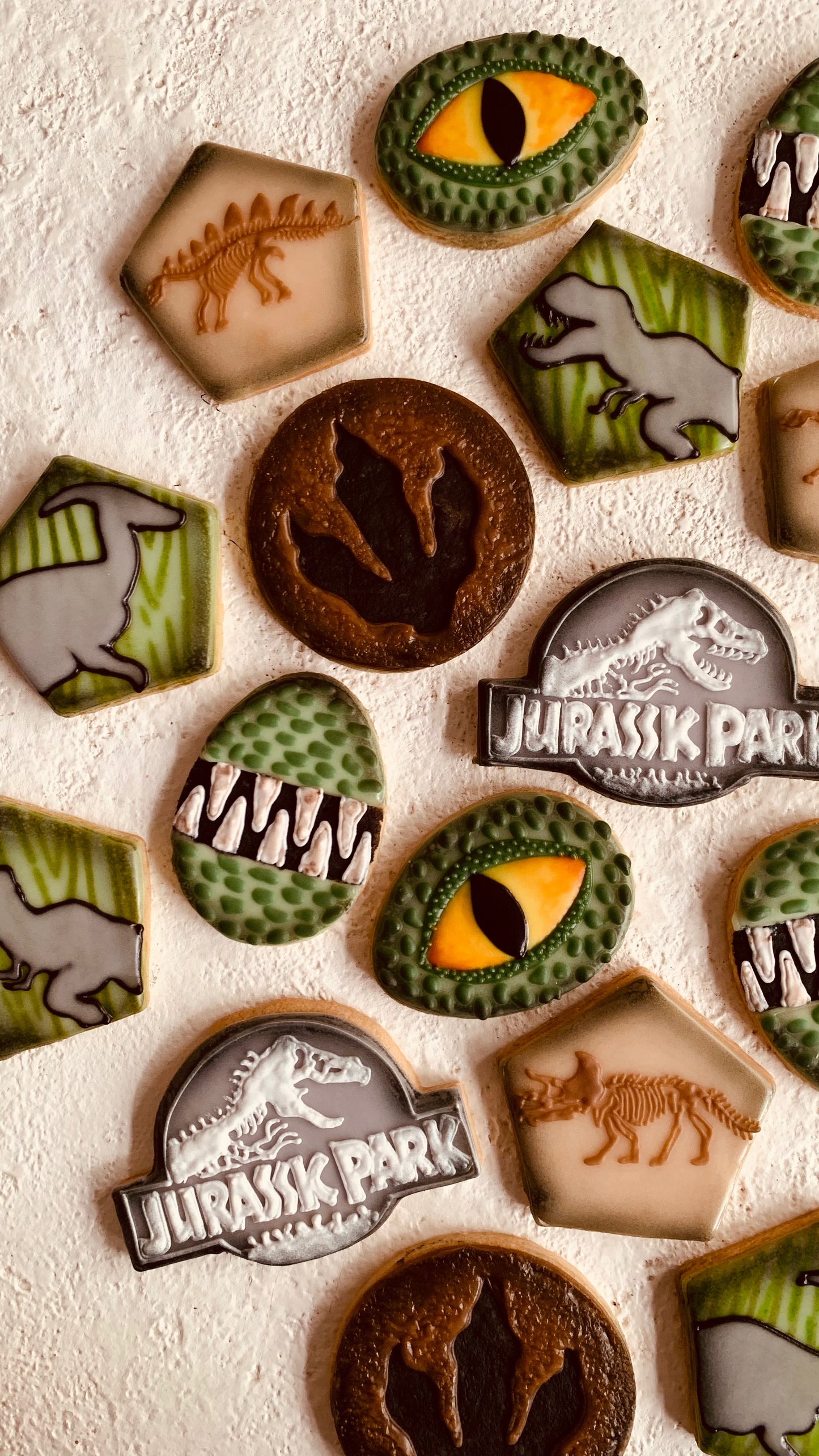 Jurassic Park Themed Cookies