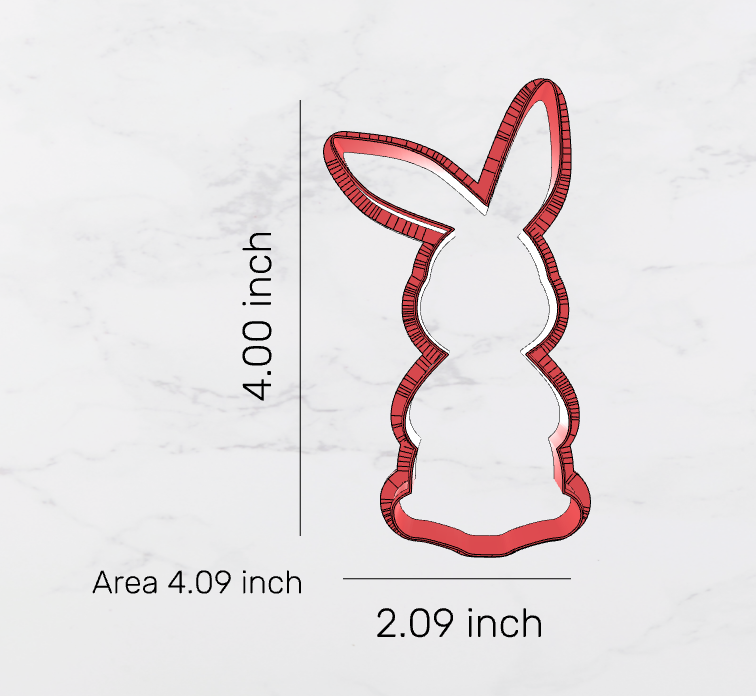 Easter Bunny Cookie Cutter STL - 2