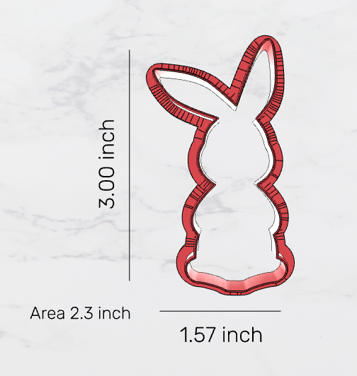 Easter Bunny Cookie Cutter STL - 2